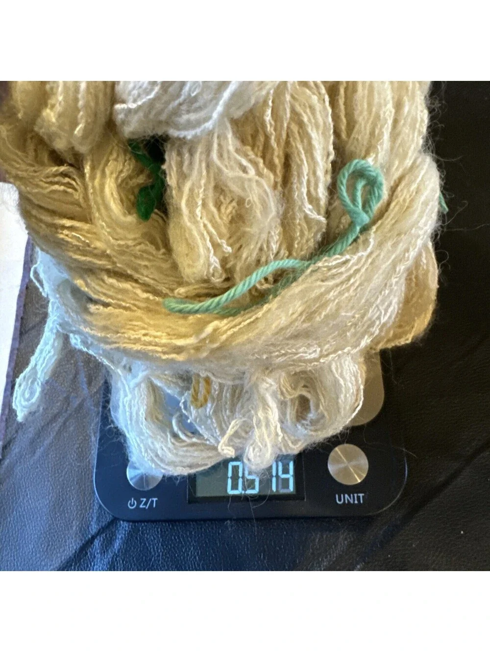 New Vintage Handmade Wool Mixed Fiber Warping .589 LBS Made In Maine